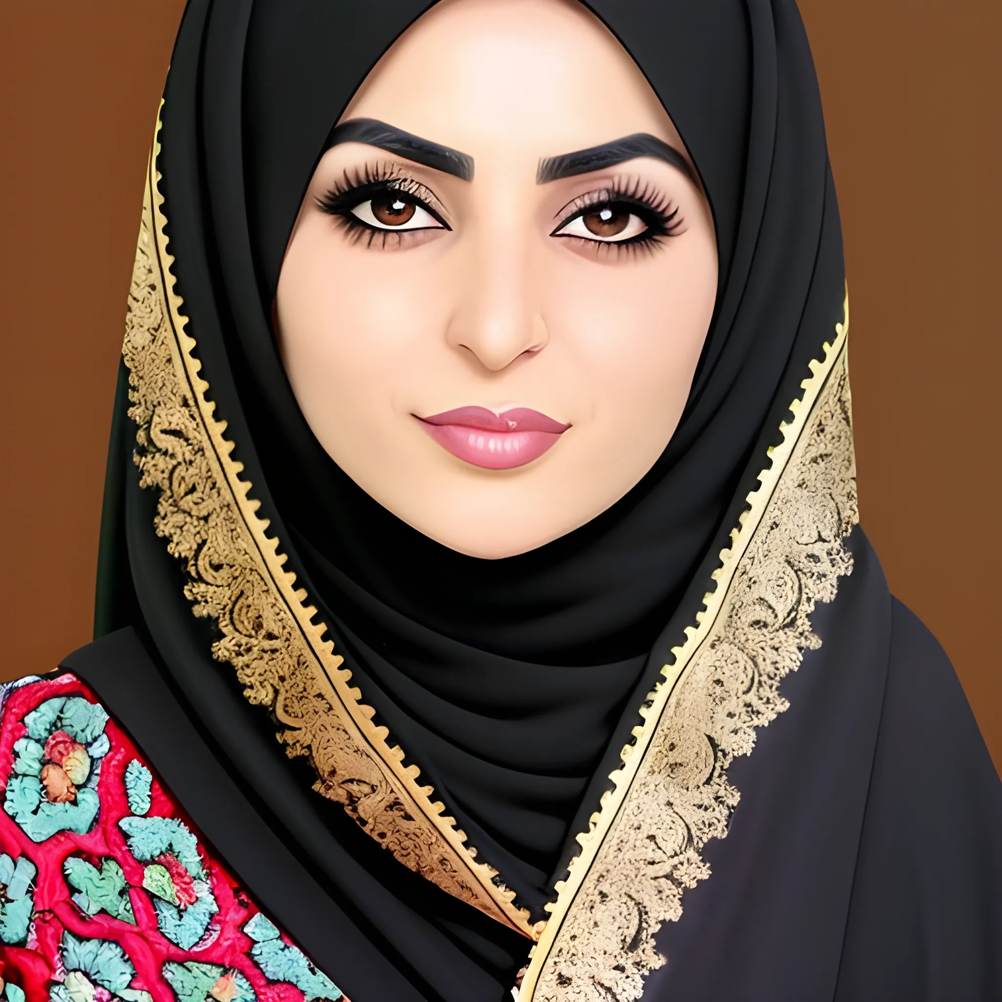 Iranian Woman With A Chador Hijab Arthub Ai