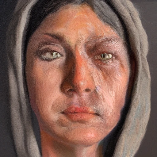 2022 portrait, 3D, Oil Painting
