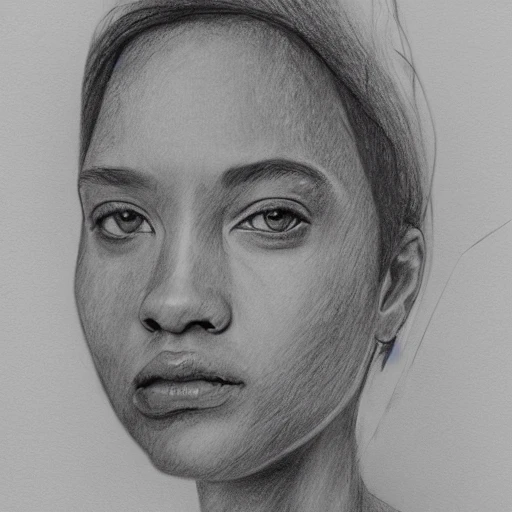 2022 portrait, Pencil Sketch - Arthub.ai