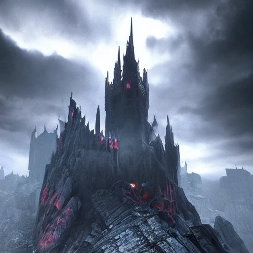 fantasy evil castle