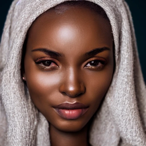 ULTRA REALISTIC, beautiful full bodied, african woman, looking a ...
