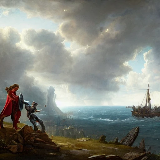 François Gérard painting of avengers endgame