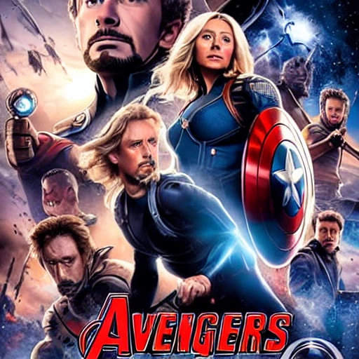 François Gérard painting of avengers endgame