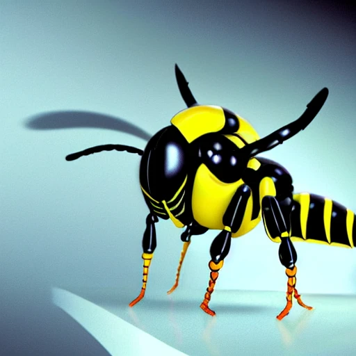 robot, wasp of the future, The futuristic wasp, futuris... - Arthub.ai