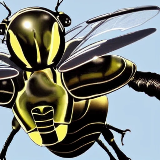 The futuristic wasp has arrived on our planet Earth