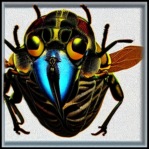 wasp , 3D, Trippy