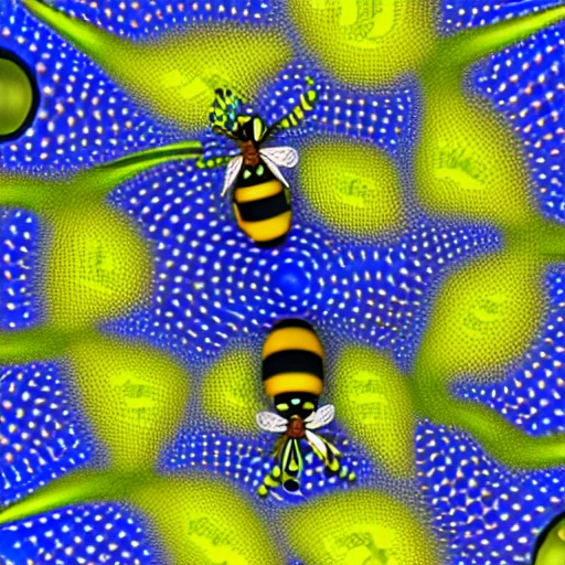 wasp , 3D, Trippy