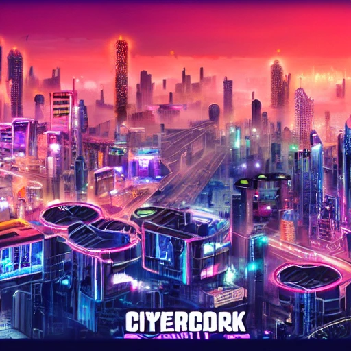cyberpunk city