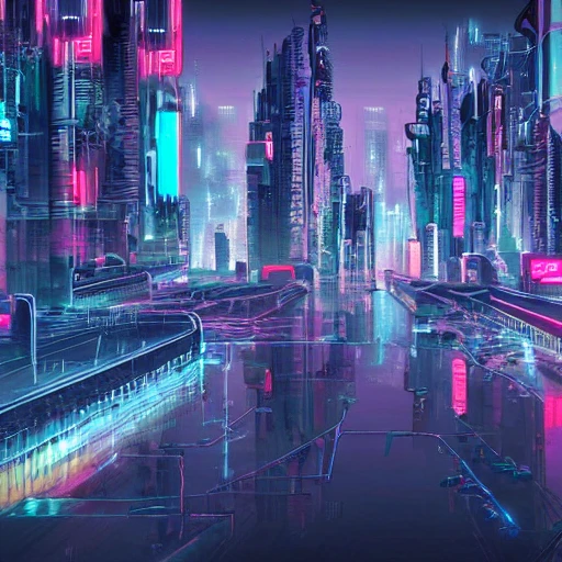 cyberpunk city - Arthub.ai