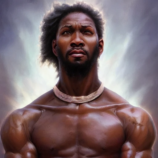 Hyper realistic photo of [[god of life fighting]  brown skin, man, highly detailed, digital painting, artstation, 8 k, concept art, smooth, sharp focus, illustration, cinematic lighting, high octane render, detailed environment, [extremity detailed face] [perfect human face]  art by artgerm and greg rutkowski and alphonse mucha, Trippy, greek, high key lighting,  highly detailed, fine detail, intricate, award - winning, fantasy