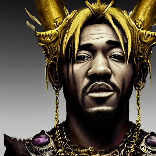 Hyper realistic photo of [(lil uzi vert)], as vampire king, sitting on throne, highly detailed, digital painting, artstation, 8 k, concept art, smooth, sharp focus, illustration, cinematic lighting, high octane render, detailed environment, {[extremity detailed face]}, [perfect human face], art by martine johanna, by Loish, by Greg Rutkowski, strong shadows, by Rossdraws, artgerm, smooth, sharp focus, high key lighting, highly detailed, fine detail, intricate, award - winning, fantasy, 3D, no blurry 