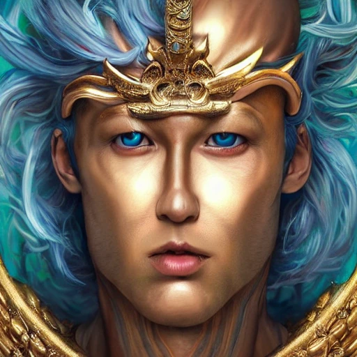 very detailed full body Hyper realistic photo of [humanoid god of the galexy], highly detailed, digital painting, artstation, 8 k, concept art, smooth, [sharp focus,] illustration, cinematic lighting, [high octane render], detailed environment], [extremely detailed face], [perfect human face], art by artgerm, Trippy, greek, high key lighting,  highly detailed, fine detail, intricate, award - winning, fantasy, 3D, [no watermarks]