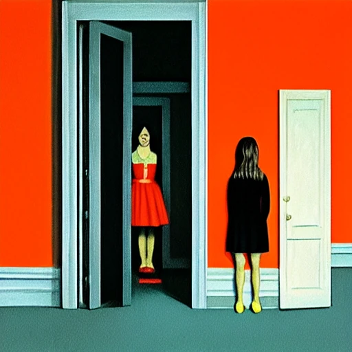 Lone Girl Waiting Inside A Room 7 0 S Stanley Kubrick The Shin Arthubai