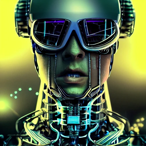 very detailed Hyper realistic 3d photo, of [bad bunny as cyborg ...