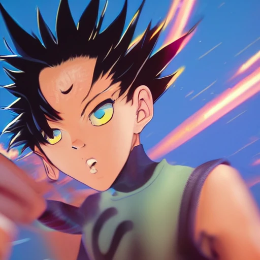 very detailed photo, of [teen using sprit bomb], highly detailed, digital masterpiece, yu yu hakusho, 8k, smooth, [sharp focus], fluorescent skin, unreal engine 5 rendered, illustration, cinematic lighting, [high octane render], detailed environment], [extremely detailed face], [perfect human face], high key lighting,  highly detailed, fine detail, intricate, award - winning, fantasy, no watermarks], Use Face Correction:10, Use Upscaling: RealESRGAN_x4plus, 