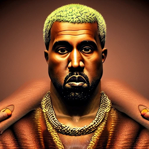 very detailed Hyper realistic 3d photo, of [kanye west as god of wisdom ], highly detailed, digital masterpiece , trippy, 8k, smooth, [sharp focus], fluorescent skin, unreal engine 5 rendered, illustration, cinematic lighting, [high octane render], detailed environment], [extremely detailed face], [perfect human face], high key lighting,  highly detailed, fine detail, intricate, award - winning, fantasy, 3D, [no watermarks], Use Face Correction:10, Use Upscaling: RealESRGAN_x4plus, 