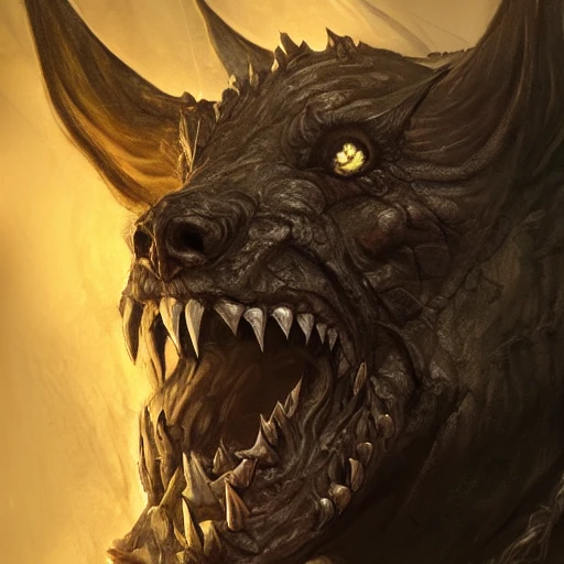 hellhound, intense stare, ultra detailed fantasy, realistic, close up character portrait, full body, dnd, rpg, lotr game design, by concept art, behance hd, artstation, deviantart, global illumination radiating a glowing , unreal engine 5, 3D, Oil Painting

, Pencil Sketch