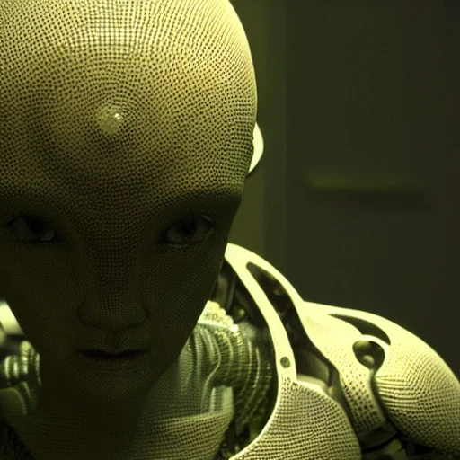 artificial intelligence, matrix, alien, very fine detail, 8k, cinematic