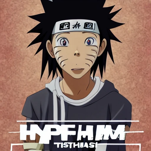 a hyper realistic poster of rapper TiLTEDMANE as animae character, as seen in Masashi Kishimoto, Naruto, high definition, Detailed and Intricate, Geometric, CGI, PBR, detailed, digital masterpiece, 8k, smooth, [sharp focus], unreal engine 5 rendered, illustration, cinematic lighting, [high octane render], detailed environment], [high key lighting, highly detailed, fine detail, intricate, award - winning, {high definition anatomy}, 3D