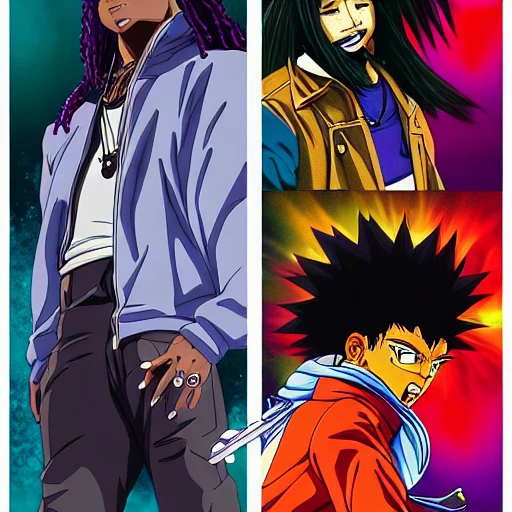 90s rappers with anime charactersTikTok Search