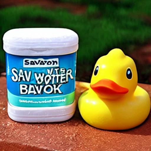 Savon Rubber Ducky Water, 3D