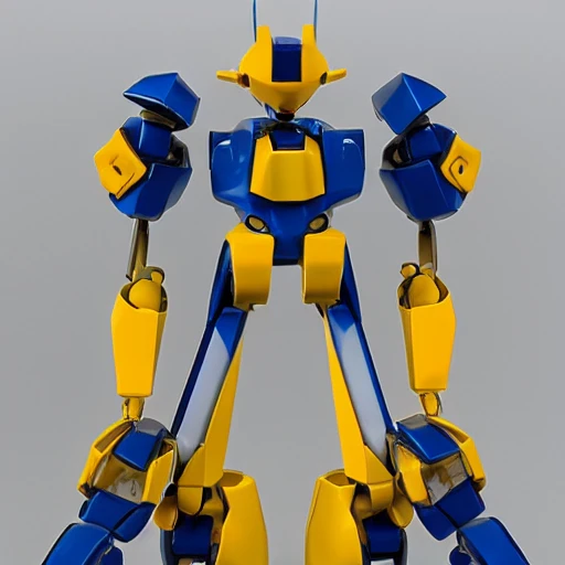 Symmetrical Medabot, blueprints, bulky proportions