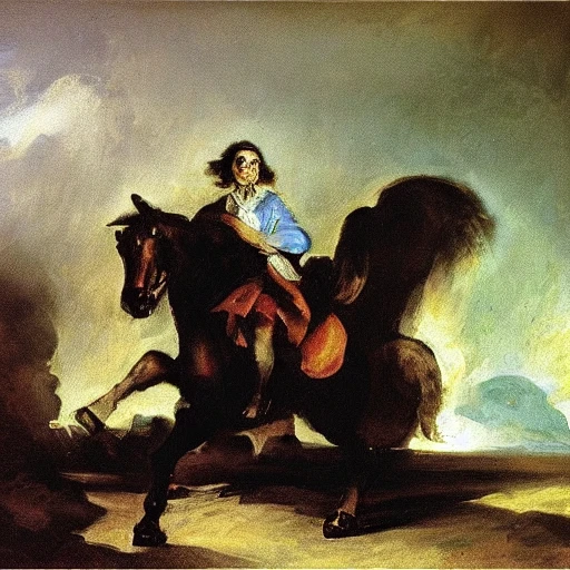 Francisco José de Goya, война, река, порно, надежда,, Oil Painting