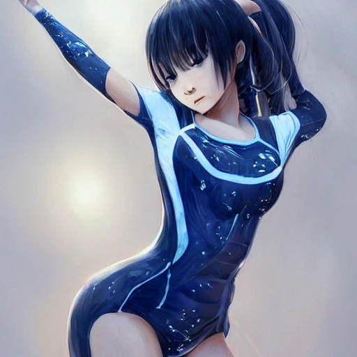 Very detailed.portrait concept art of a beautiful anime girl wearing a swimming race suit, sci-fi suit| | kawaii - cute - fine - face, intricate, elegant, highly detailed. trending on artstation, digital art, by Stanley Artgerm Lau, [[[WLOP]]], , Andrei Riabovitchev, Marc Simonetti, Yoshitaka Amano, 8k wallpaper, {{{{ocean}}}}},{{{desert}}},{{{vivid}}}, pastel color background