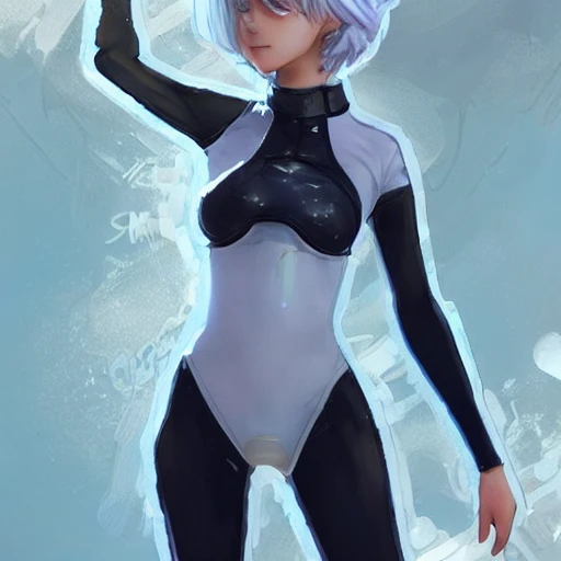 Very detailed.portrait concept art of a beautiful anime girl wearing a swimming race suit, sci-fi suit| | kawaii - cute - fine - face, intricate,white hair, elegant, highly detailed. trending on artstation, digital art, by Stanley Artgerm Lau, [[[WLOP]]], , Andrei Riabovitchev, Marc Simonetti, Yoshitaka Amano, 8k wallpaper, {ocean},{{{desert}}},{{{vivid}}},{{{red}}}