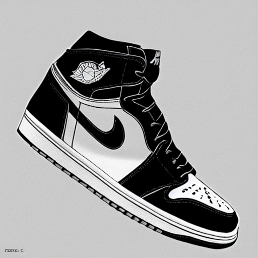Concept art of Nike air Jordan 1 in the future - Arthub.ai