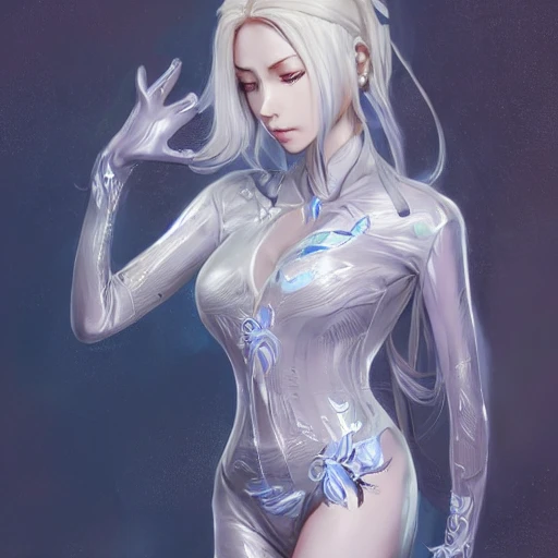 Very detailed.portrait concept art of a beautiful anime character wearing a swimming race suit, sci-fi suit| | kawaii - cute - fine - face, intricate,white hair, elegant, highly detailed. trending on artstation, digital art, by Stanley Artgerm Lau, [[[WLOP]]], , Andrei Riabovitchev, Marc Simonetti, Yoshitaka Amano, 8k wallpaper, {ocean},{{{desert}}},{{{vivid}}},{{{red}}}