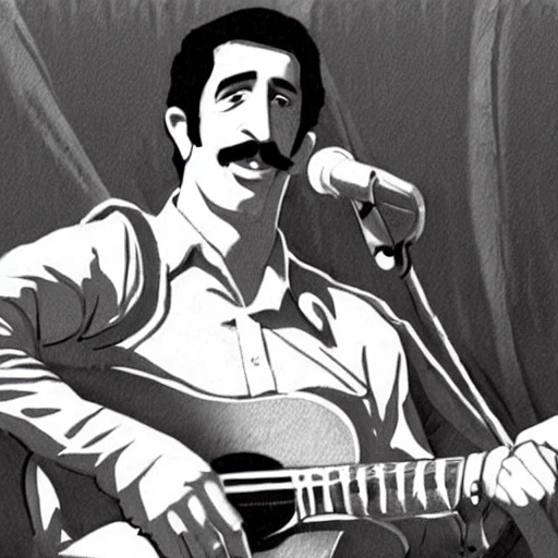 Jim croce, Cartoon, 