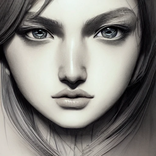 Very detailed. intricate, elegant, highly detailed, trending on artstation, digital art, perfect face, perfect eyes, perfect composition, by Stanley Artgerm Lau, WLOP, Rossdraws, James Jean, Andrei Riabovitchev, Marc Simonetti, Yoshitaka Amano, Pencil Sketch, Pencil Sketch