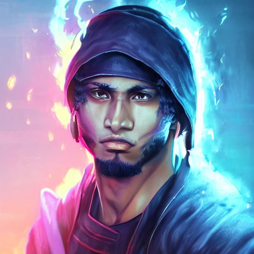 a hyper realistic, poster of rapper wifisfuneral, as raiden from mortal kombat, in the style of makoto shinkai and greg rutkowski and albert bierstadt and james gurney, high definition, Detailed and Intricate, Geometric, CGI, PBR, detailed, digital masterpiece, 8k, smooth, [sharp focus], unreal engine 5 rendered, illustration, cinematic lighting, [high octane render], detailed environment], [high key lighting, highly detailed, fine detail, intricate, award - winning, {high definition anatomy},