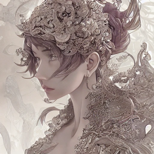 Very detailed. intricate, elegant, highly detailed. trending on artstation, digital art, by Nora Higuma, Rossdraws, James Jean, Andrei Riabovitchev, Marc Simonetti, Tsubaki Jushirou