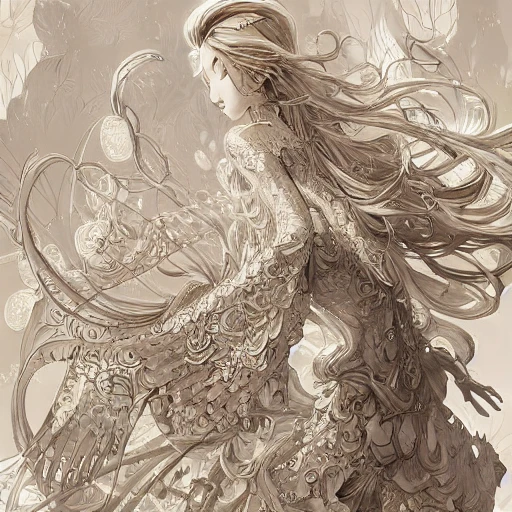 Very detailed. intricate, elegant, highly detailed. trending on artstation, digital art, by Nora Higuma, Rossdraws, James Jean, Andrei Riabovitchev, Marc Simonetti, Tsubaki Jushirou