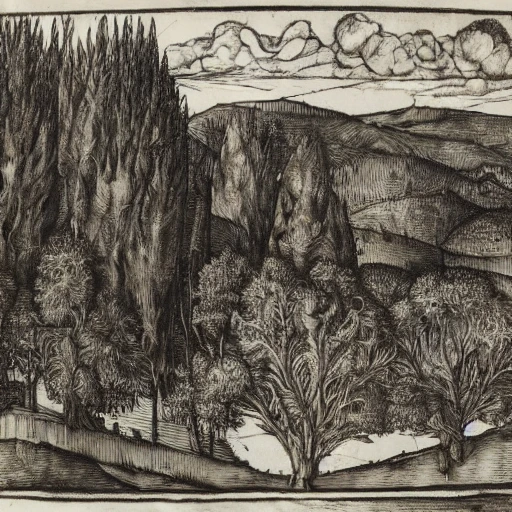 alrbrecth durer, landscape
