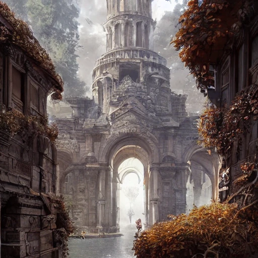 Very detailed. intricate, elegant, highly detailed ancient ruines trending on artstation, digital art,  perfect composition, by Stanley Artgerm Lau, WLOP, Rossdraws, James Jean, Andrei Riabovitchev, Marc Simonetti, Yoshitaka Amano