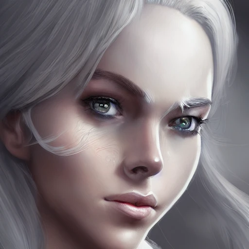 Very detailed. intricate, elegant, highly detailed, trending on artstation, digital art, perfect face, perfect eyes, perfect composition, by Stanley Artgerm Lau, beautiful perfect face, drow, viconia, Baldur's gate, white haired