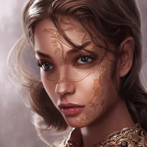 Very detailed. intricate, elegant, highly detailed, trending on artstation, digital art, perfect face, perfect eyes, perfect composition, by Stanley Artgerm Lau, beautiful perfect face, Baldur's gate, brown skin, blond hair