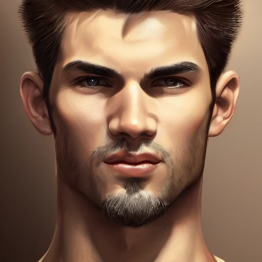 Very detailed male portrait. intricate, elegant, highly detailed, trending on artstation, digital art, perfect face, perfect brown eyes, perfect composition, by Stanley Artgerm Lau, beautiful perfect face, Baldur's gate, brown skin, hero