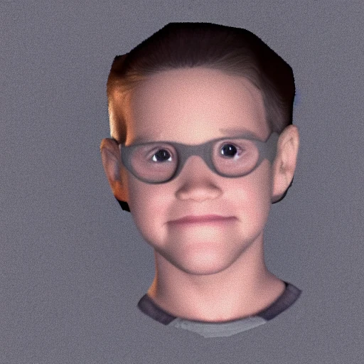 jim carrey as kid, 3D