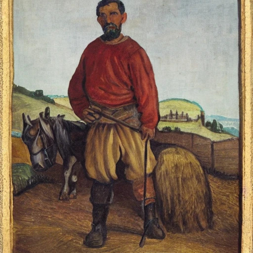 portrait of a spanish peasant