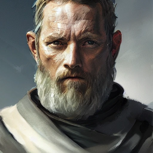 portrait of a man by greg rutkowski, a jedi commander, Obi wan k ...