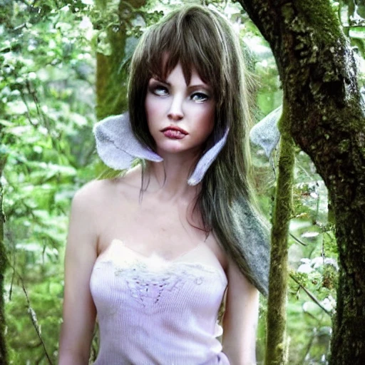 woman elfe, perfect face,noble,in forest, fantasy
