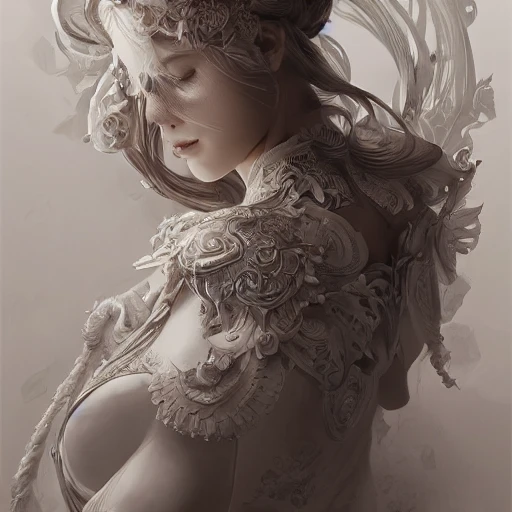 Very detailed. intricate, elegant, highly detailed. trending on artstation, digital art, by Stanley Artgerm Lau, WLOP, Rossdraws, James Jean, Andrei Riabovitchev, Marc Simonetti, Yoshitaka Amano, Sketch, Graphite