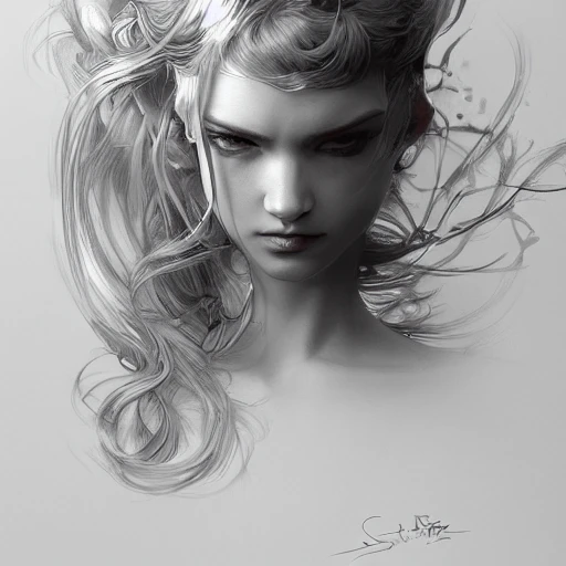 Very detailed. intricate, elegant, highly detailed. trending on artstation, digital art, by Stanley Artgerm Lau, WLOP, Rossdraws, James Jean, Andrei Riabovitchev, Marc Simonetti, Yoshitaka Amano, Sketch, Graphite