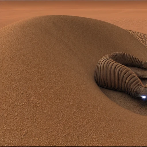 sandworm arrakis 3d