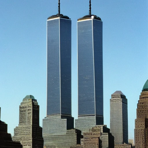 World trade center twin towers 1999
