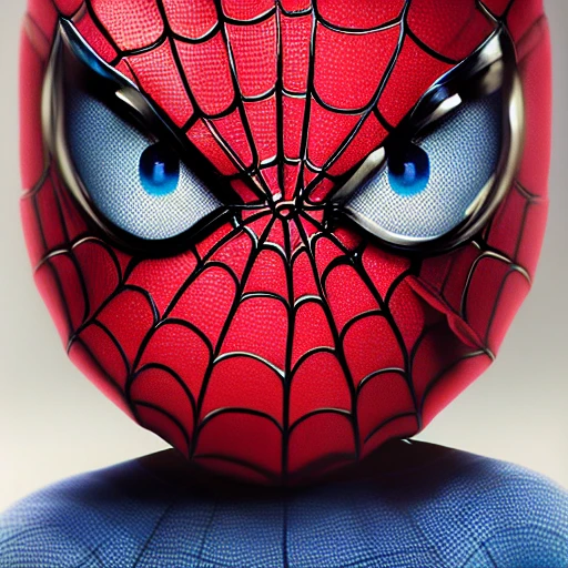 ultra realistic photography portrait of a combination of [[[Spiderman]]] as a cute chubby baby, chubby cheeks, wearing  baggy bib and diapers,  professional, 8k looking into camera, Digital Art, Concept Art, Close-up, HD, Beautiful Lighting, Sad, Octane Render
